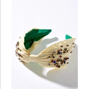 Anthropologie NamJosh Rainbow Embellished Headband